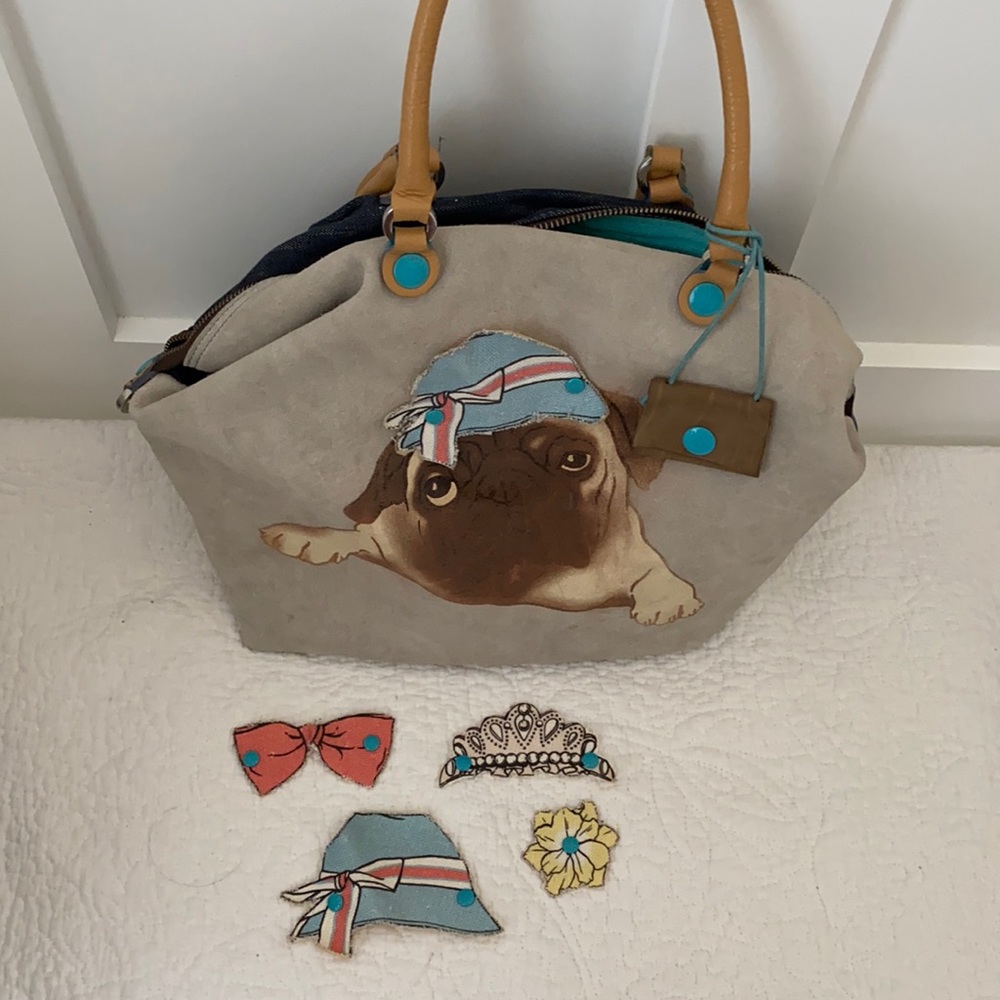 Gab’s Puppy Bag Bulldog Leather Purse